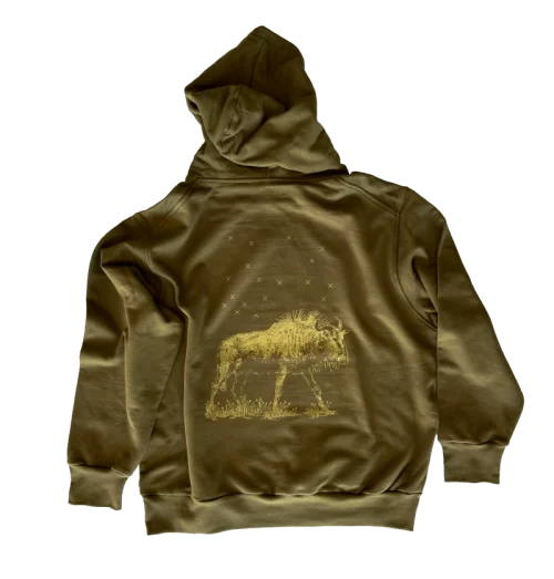 Wildebeest Hoodie in Green