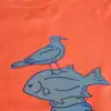 Ice Cream Crewneck in Orange
