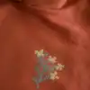 Flower Hoodie in Rust