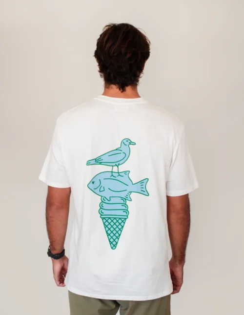 Ice Cream T in White