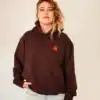 Wildebeest Hoodie in Chocolate