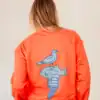 Ice Cream Crewneck in Orange