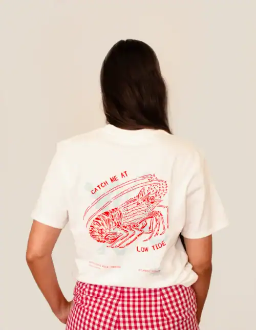 Crayfish Tee in White
