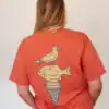 Ice Cream Tee in Dusty Coral