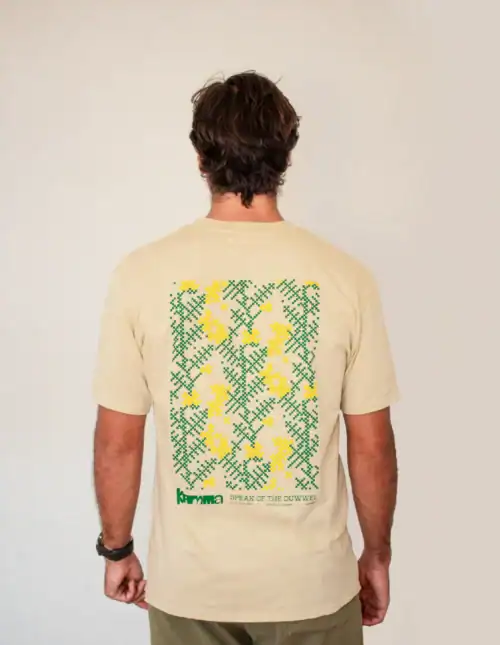 Flower Tee in Stone