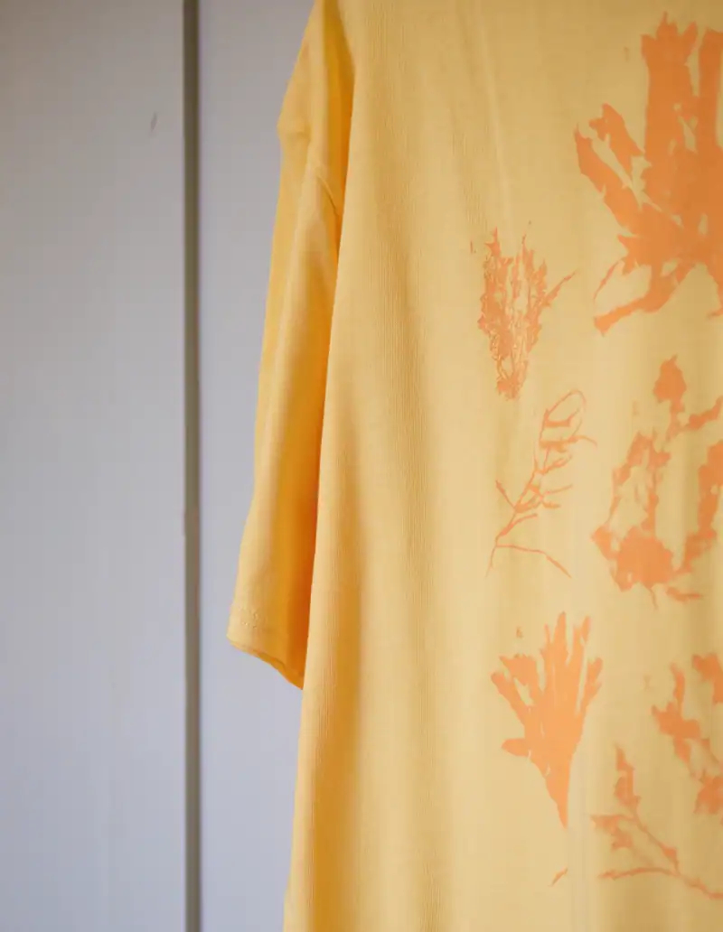 Seaweed Tee in Custard