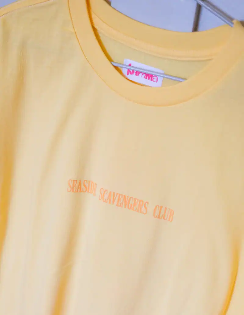 Seaweed Tee in Custard