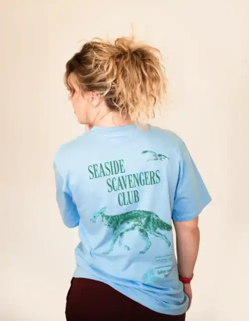 Jackal Tee in Blue