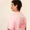 Crayfish Tee in Pink