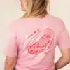 Crayfish Tee in Pink