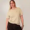 Ice Cream Tee in Stone