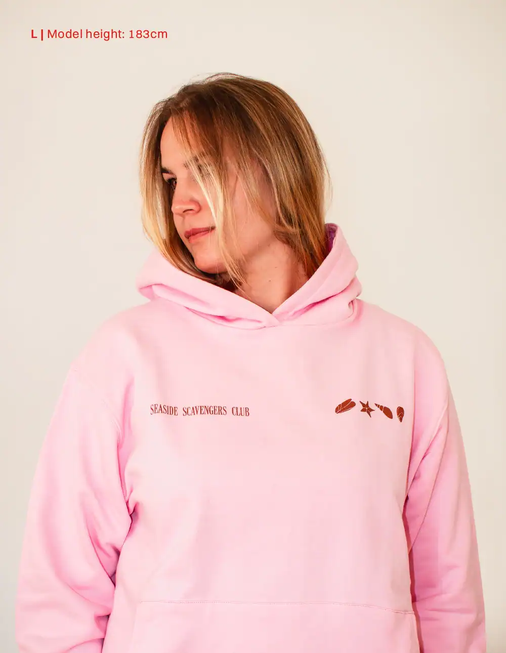 Jackal Hoodie in Pink