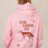 Jackal Hoodie in Pink